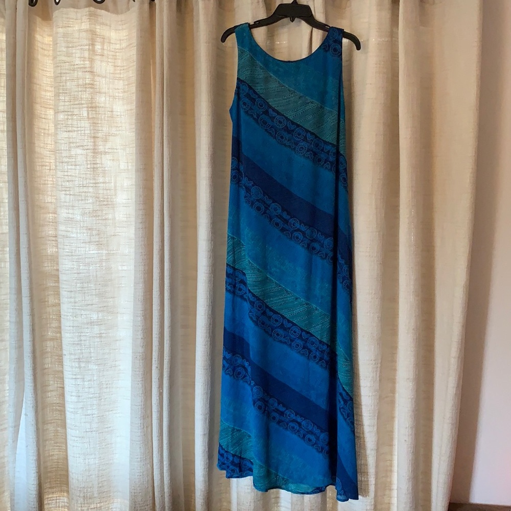 Blue sun dress